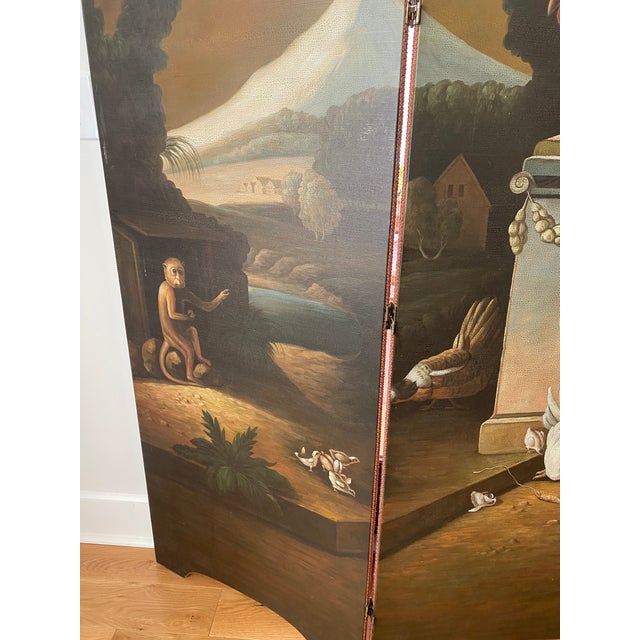 Late 20th Century Oil Painted Screen by Chelsea House For Sale - Image 12 of 13
