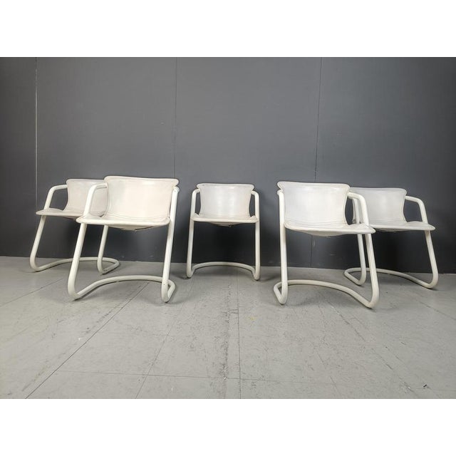1970s Vintage Dining Chairs by Metaform, 1970s, Set of 5 For Sale - Image 5 of 15