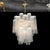 Mid-Century Modernist Murano Glass Tronchi Chandelier W/ Brass Fittings For Sale - Image 10 of 18