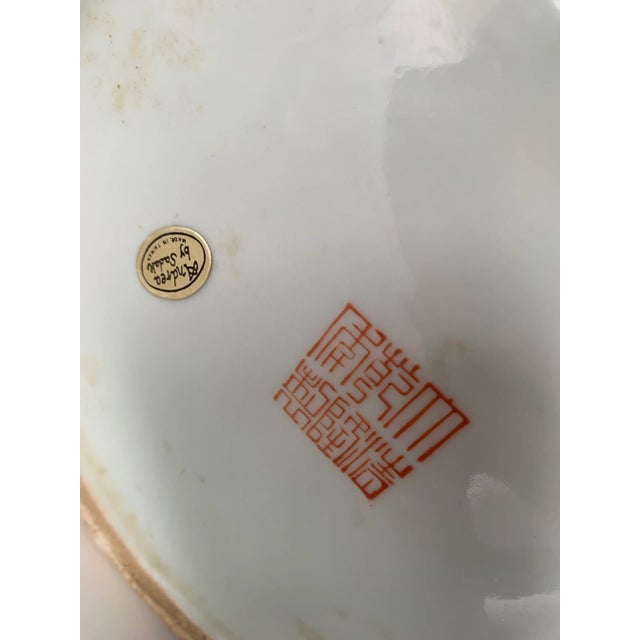 Vintage Blue & Pink Chinoiserie Ginger Jar Vase For Sale - Image 10 of 13