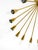 Metal Large Mid-Century Modern Brass Sputnik Ceiling Light with 20 Arms, 1950s For Sale - Image 7 of 18