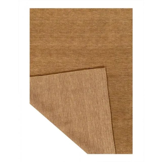 Contemporary 2020s Light Brown Hand Loomed Modern For Sale - Image 3 of 5