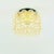 Stunning pair of mid-century modern amber bubble glass ceiling lights / flush mounts designed by helena tynell for...