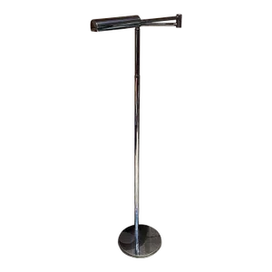 1970s Chrome Pharmacy Floor Lamp Koch Lowy Dmi