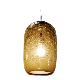 Cosmos Pendant Light from the Boa Lantern Collection in Amber For Sale
