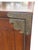Burnt Umber 1970s Pair of Vintage Henredon Pan Asian Campaign Chinoiserie Commode Cabinets, Attributed For Sale - Image 8 of 12