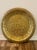 Vintage Middle Eastern Brass Tray or Wall Hanging For Sale - Image 4 of 8