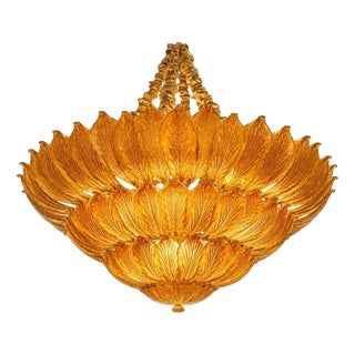 Venetian Murano Ceiling Light, 1990 For Sale