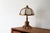 Wood Wooden Table & Glass Lamp from Asmuth Leuchten For Sale - Image 7 of 8