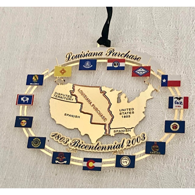 Vintage 2003 Louisiana Purchase Bicentennial Commemorative Ornament For Sale - Image 14 of 15
