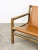 Mid-Century Modern Scandinavian Armchair in Wood and Brown Leatherette, 1960s For Sale - Image 3 of 18