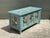 Mid-Century Modern Vintage Hand Painted Blanket Trunk For Sale - Image 3 of 12