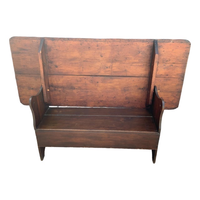 19th Century Pine Hutch Table For Sale