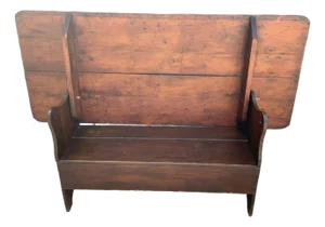 19th Century Pine Hutch Table