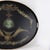 Vintage Hand Painted Tole Tray Black Lacquer With Classical Cameo Portrait and Golden Owl Motif For Sale - Image 13 of 18