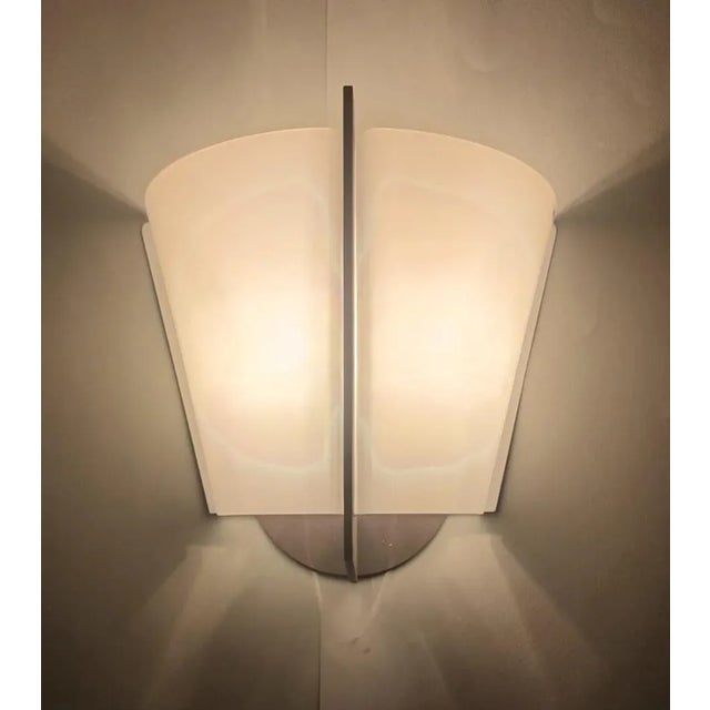 Glass 1980s VeArt Sconces, a Pair For Sale - Image 7 of 9