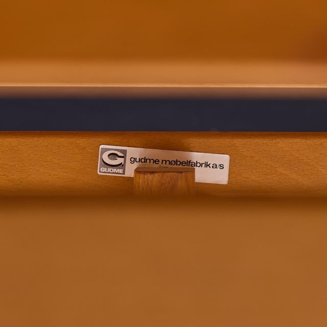 Gudme Møbelfabrik Mid Century Teak Expanding Dining Table With 2 Leaves For Sale - Image 14 of 14