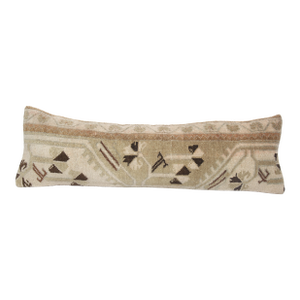 Handmade Vintage Sitting Rug Pillow Cover -12'' X 37''