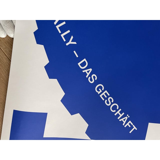 Raffinerie AG Bally Blue Museum für Gestaltung Poster, Zürich, 2019 For Sale - Image 4 of 7