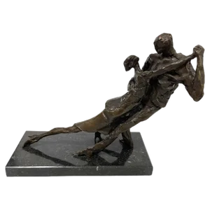 Bronze Sculpture Dancing Couple by Janine Van Dijk, 2002
