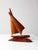 Mid Century Wood Sailboat Sculpture For Sale - Image 10 of 11