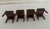 American Doll House Furniture by StromBecker. Dining Table With 4 Matching Chairs and Dining Hutch For Sale - Image 3 of 6