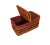 Rustic Woven Rattan Picnic Hamper Basket For Sale - Image 3 of 6