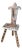 Spanish Brutalist Chair with Mohair Seat For Sale