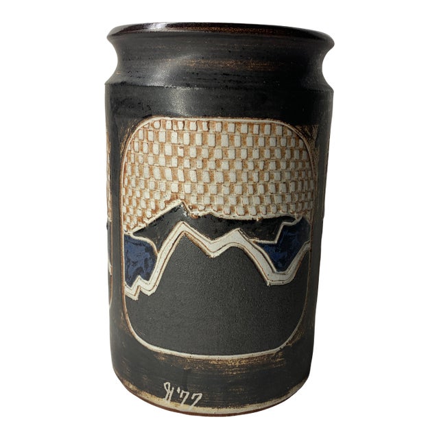 Vintage Studio Art Pottery Circa 1977 For Sale