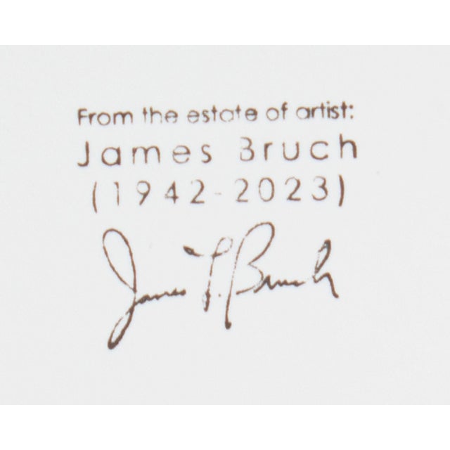 Abstract Mixed Media Painting by James L. Bruch For Sale In Indianapolis - Image 6 of 8