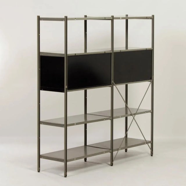 Metal Model 663 Cabinet by Wim Rietveld for Gispen, 1950s For Sale - Image 7 of 13