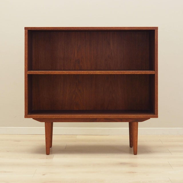Scandinavian Orange Oak Bookcase For Sale - Image 11 of 11