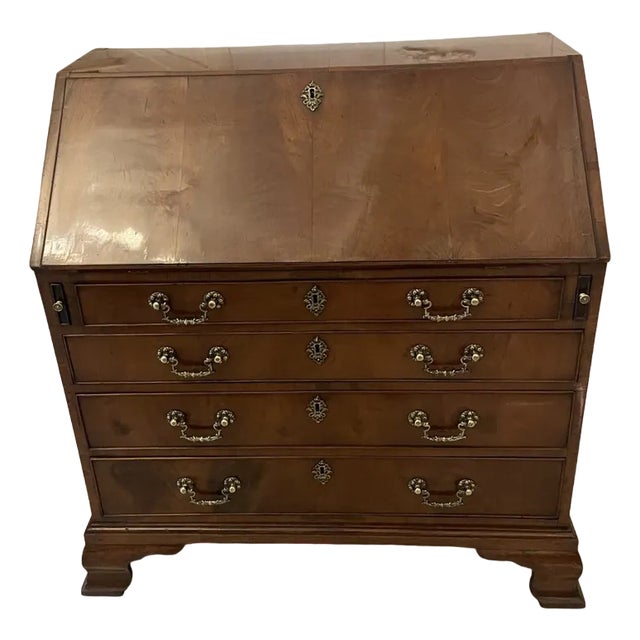 George III Mahogany Desk, 1780s For Sale
