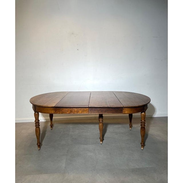 Extending Dining Table in Oak For Sale - Image 4 of 10