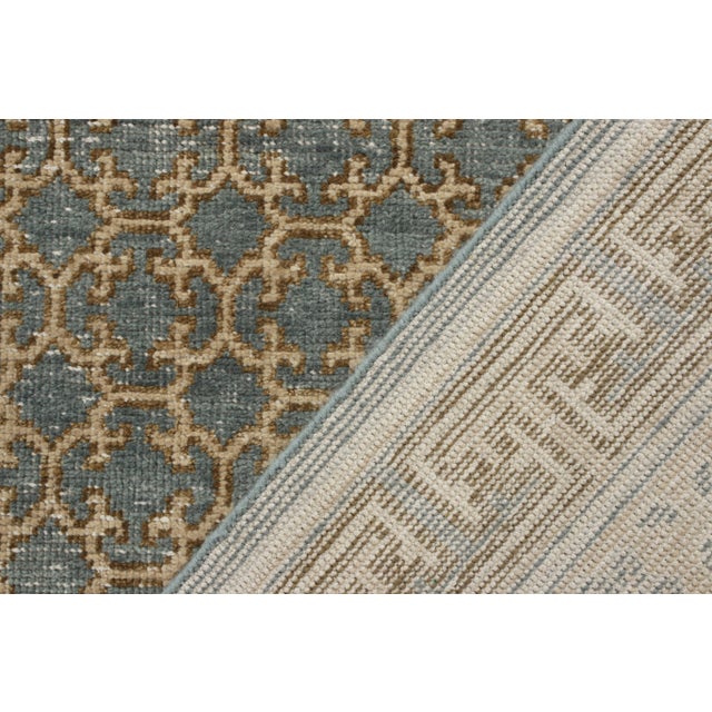 Not Yet Made - Made To Order Rug & Kilim’s Oversized Border Rug in Slate Blue, 12x18 For Sale - Image 5 of 6