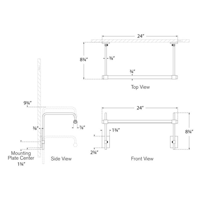 Thomas O'Brien for Visual Comfort Signature Kidd 24" Frame Mount Picture Light in Polished Nickel For Sale - Image 10 of 12