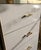 Vintage Ello Style White and Gold Drawer Cabinet, 1980s For Sale - Image 9 of 13