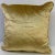 Tan Square Pillow With Purple and White Embroidered Floral Pattern, Made in U K For Sale - Image 8 of 10
