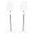 Floor Lamps with Fabric Shades by J. T. Kalmar, 1950s, Set of 2 For Sale - Image 11 of 11