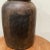 Early 20th Century Vintage Early 20th Century Village Brown Wood Table Vase For Sale - Image 5 of 13