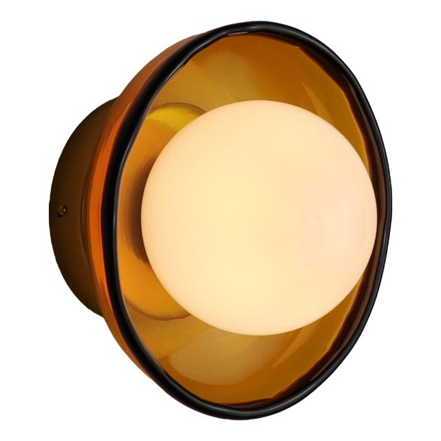 Glass Wall Lamp by Naama Hofman For Sale