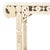64" Asian Modern Chinoiserie Cream Lacquer Console Table For Sale In San Francisco - Image 6 of 14