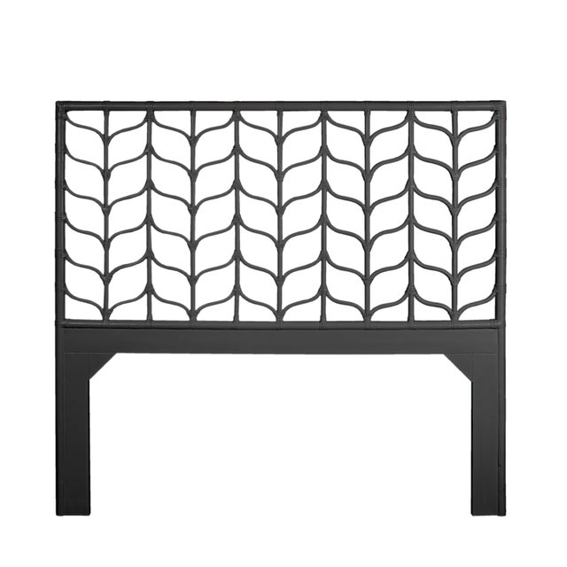 Coastal Ivy Standard Bed Queen, Black For Sale - Image 3 of 6