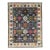 9x12 Lila Ruby Charcoal Traditional Floral Hand Knotted Wool Carpet Rug For Sale