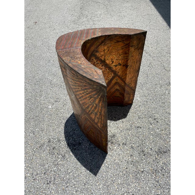 Mid-Century Modern Paul Evans Studio for Directional Copper Table Base For Sale - Image 3 of 7