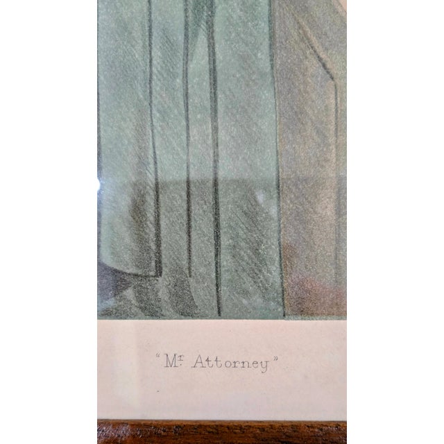 Vanity Fair Barrister Prints: "Mr. Attorney" & "His Father Invented Pickwick" by Spy For Sale - Image 10 of 12
