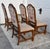 Brown Vintage Bernhardt Carved Set of Four High Back Country French Dining Chairs For Sale - Image 8 of 12