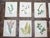 This set of twelve (12) authentic antique 19th century chromolithographs (each color laid in with a separate lithographic...
