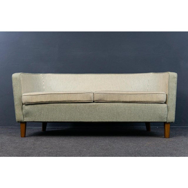 White Vintage 20th Century Beech Sofa For Sale - Image 8 of 14
