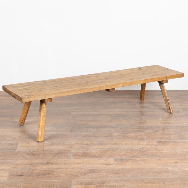 20th Century Rustic Narrow Coffee Table or Bench For Sale - Image 11 of 11